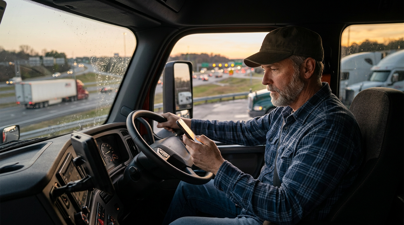 TruckWatcher live checkpoint map
