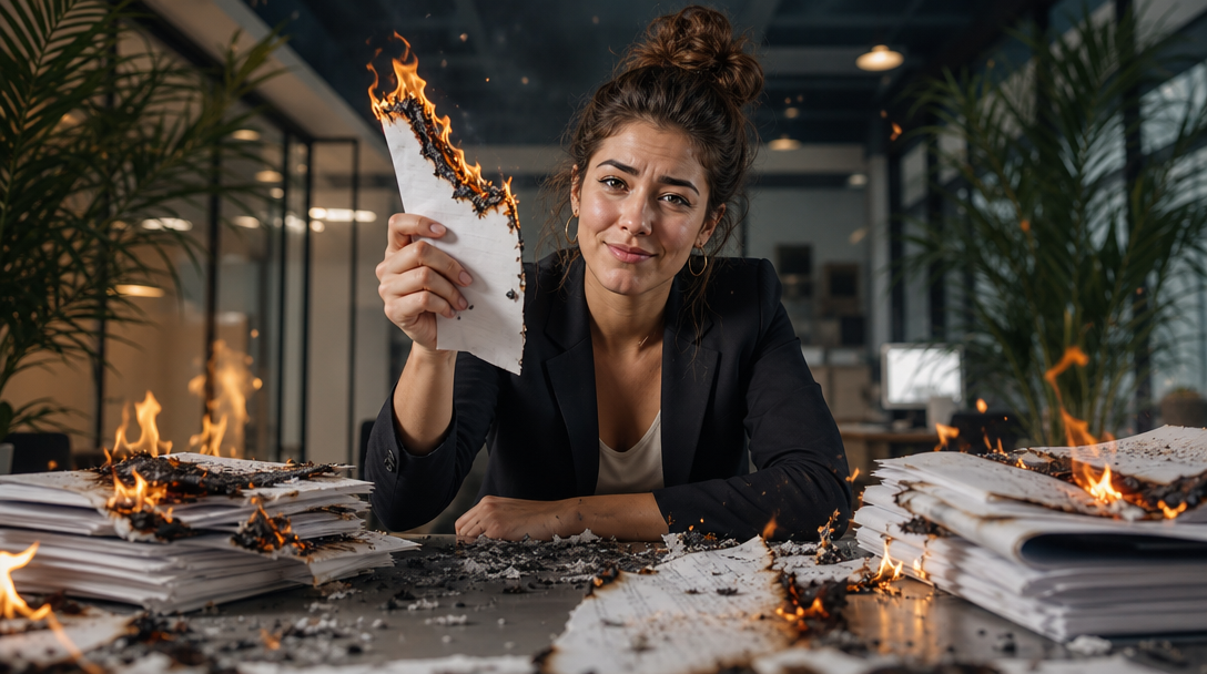 Career Burn hero
