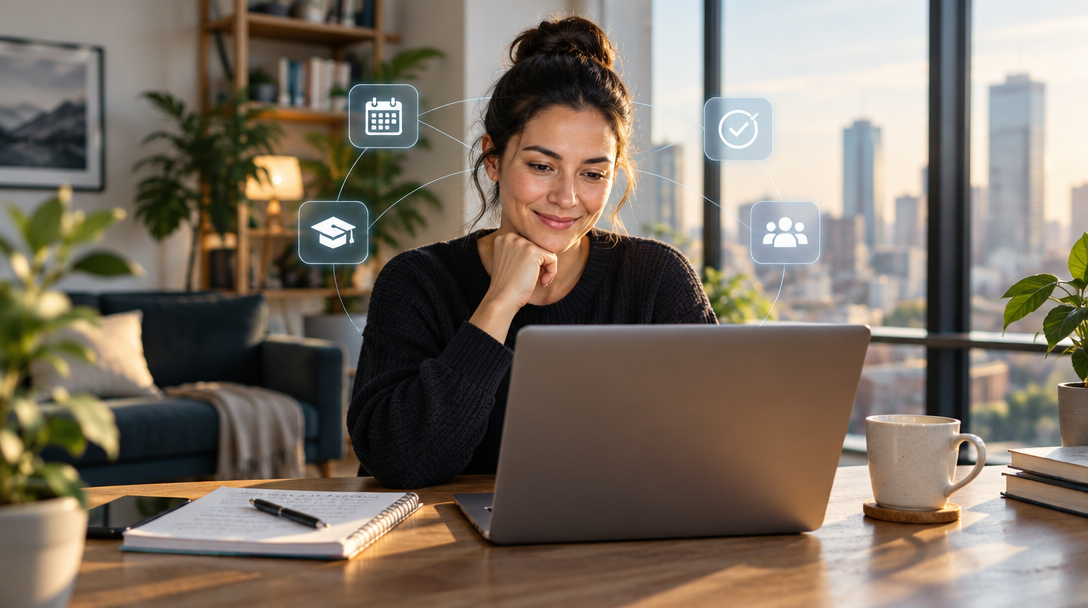 A highly viable business idea for 2026 is an **AI-Enhanced "Accountability & Implementation" Platform for Professional Upskilling.**  ### The Problem Research into online education in 2026 confirms that access to information is no longer the primary hurdle; **completion, engagement, and practical implementation** are. [link](https://www.devlinpeck.com/content/online-learning-statistics) Professionals often purchase high-quality courses or certifications but fail to finish them or apply the knowledge due to burnout, lack of time, and difficulty maintaining accountability while balancing responsibilities. [link](https://www.online.uc.edu/blog/common-distance-learning-challenges.html) [link](https://www.calmu.edu/is-online-learning-here-to-stay-trends-insights-for-2026)  ### The Solution: "FocusFlow AI" An "Accountability & Implementation" service that sits on top of existing learning platforms. It doesn't sell the course; it sells the **result of the course.**  *   **How it works:** Users connect their learning platforms (Coursera, LinkedIn Learning, etc.) to the service. *   **Core Features:**     *   **AI-Driven Micro-Scheduling:** The AI analyzes the user's calendar and the course syllabus to schedule 15-30 minute "sprint sessions" for learning, ensuring completion without overwhelming the user.     *   **Automated Accountability:** If a user misses a sprint, an AI-driven nudge or a human peer-accountability group acts to keep them on track.     *   **Practical Application Projects:** Instead of just watching videos, the AI prompts users to submit a 5-minute summary or a practical application of the concept they just learned to a peer or an AI-tutor for feedback.  ### Business Plan  | Component | Description | | :--- | :--- | | **Value Proposition** | "We turn your 'bought courses' into 'learned skills' via AI-scheduled sprints and accountability." | | **Target Audience** | Mid-career professionals (ages 28–45) needing to upskill for job security, feeling "time-poor." | | **Revenue Model** | Subscription-based (SaaS): $29/month for individual; $99/month for team plans (ideal for companies paying for employee L&D). | | **Growth Strategy** | Partner with online course providers to offer this as an "add-on" service for their students. |  ### Financial Projection (Year 1) This model assumes a bootstrapped launch targeting individual users and a small number of enterprise pilot programs.  *   **Year 1 Goal:** Reach 2,000 active monthly subscribers by month 12. *   **Average Revenue Per User (ARPU):** $35 (mix of individual/team).  | Period | Subscribers (End of Month) | Monthly Revenue | Estimated Expenses | Net Profit/Loss | | :--- | :--- | :--- | :--- | :--- | | **Months 1-3** | 100 | $3,500 | $7,000 | -$3,500 | | **Months 4-6** | 500 | $17,500 | $12,000 | +$5,500 | | **Months 7-9** | 1,200 | $42,000 | $20,000 | +$22,000 | | **Months 10-12** | 2,000 | $70,000 | $30,000 | +$40,000 | | **Year 1 Total** | - | **$399,000** | **$207,000** | **$192,000** |  *Note: Expenses include API costs (OpenAI/Claude), server hosting, marketing, and part-time developer support. This is a projected scenario based on SaaS industry standards; actual results will depend on customer acquisition costs and churn rates.*  This business is highly attractive hero