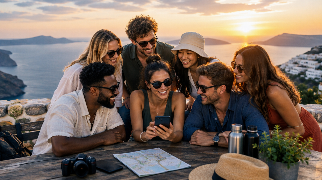 A coastal trip shared with friends