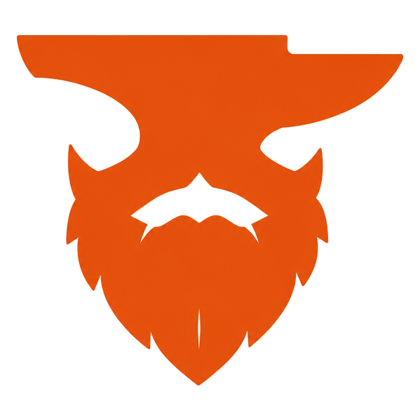 Bearded Anvil Ironworks logo