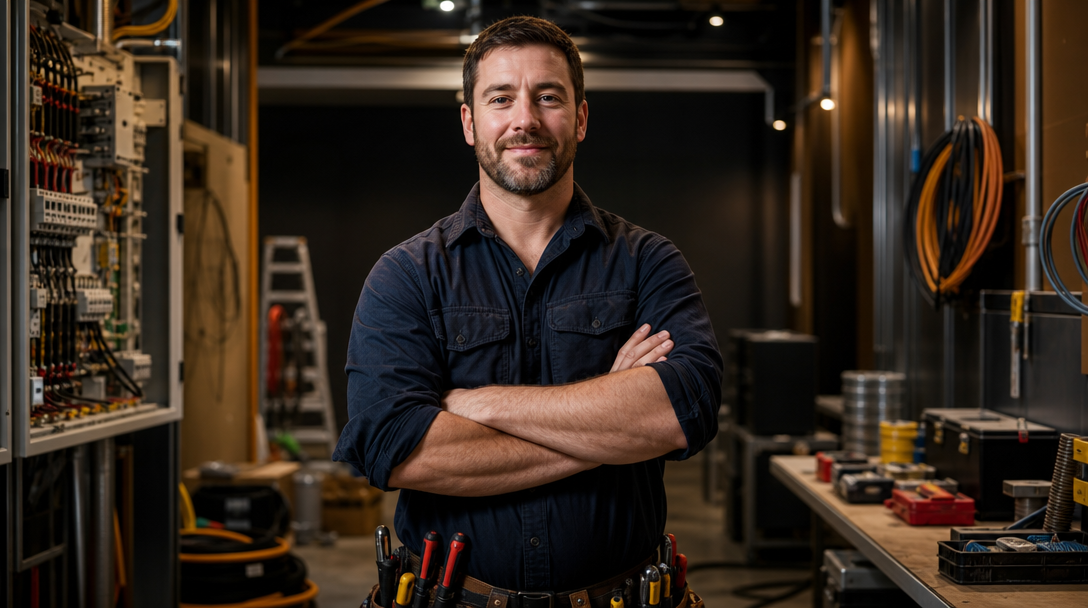 Choose Spark Draft. I want the brand positioned as a professional AI administrative assistant for Australian electrical contractors, initially focused on drafting and managing quotations. Keep the visual identity modern, trustworthy and trade-focused rather than gimmicky or overly “techy”. Do not imply that the AI makes final electrical or pricing decisions. hero