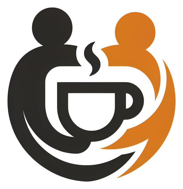 Let’s grab coffee logo