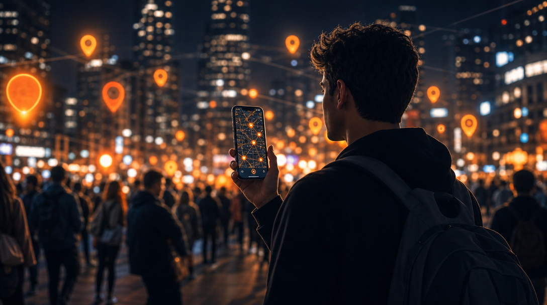 Do not use RightNow, Vibemap, or HereNow. Use PulsePop as the provisional business/product name while we continue developing. The final brand name will be selected after a proper naming and trademark/domain availability review. hero
