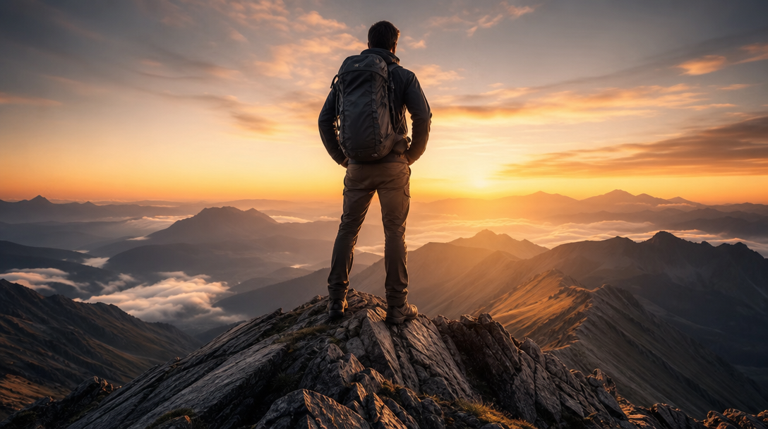 A mountain landscape reflecting long-term business growth