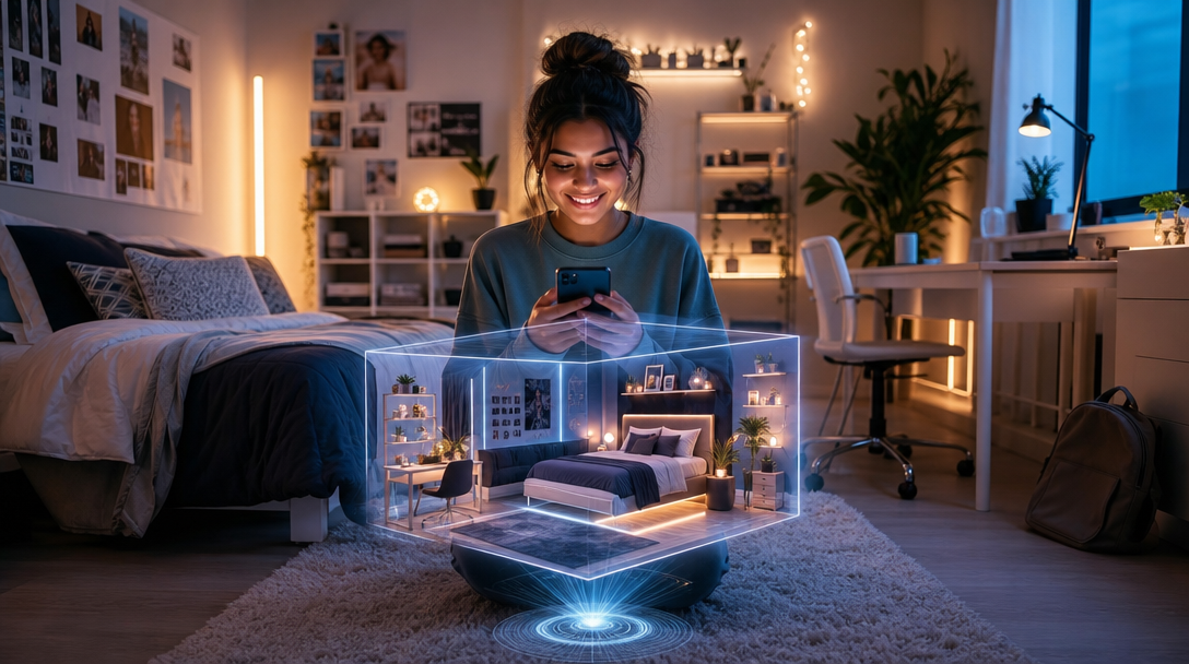 AI-designed room concept
