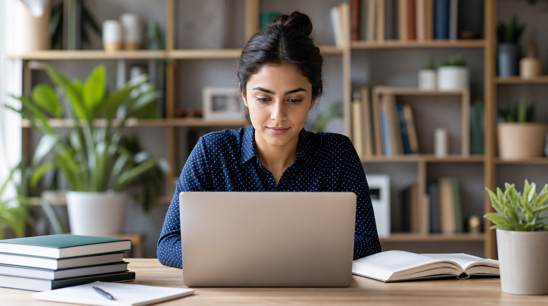 A focused study environment