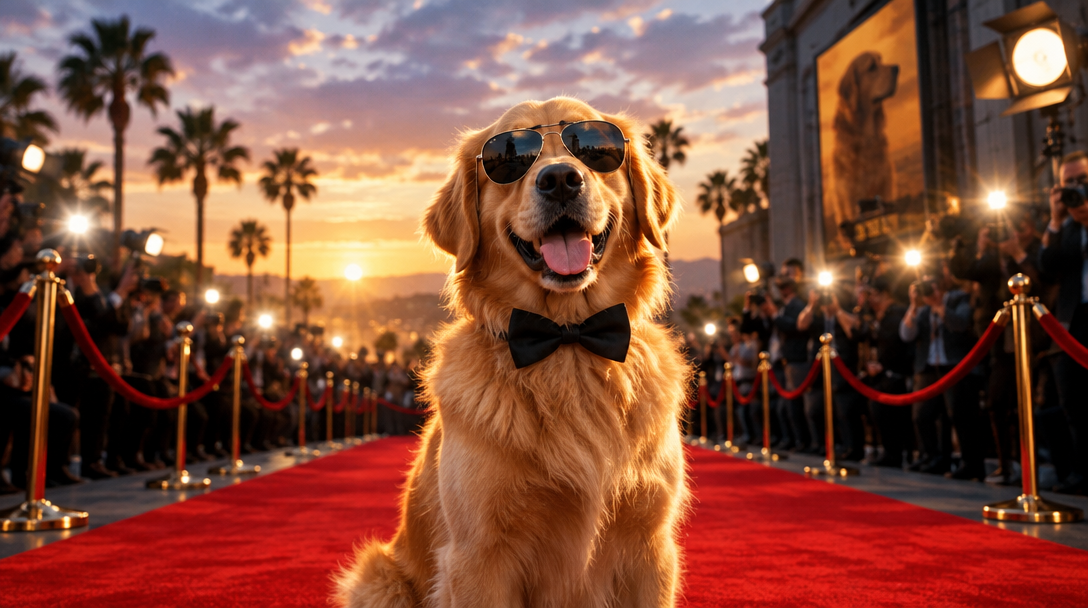 Pawllywood trailer artwork