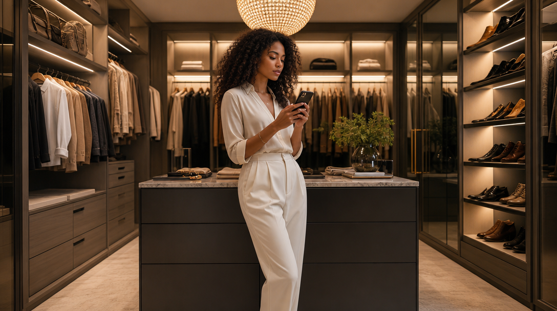 A curated Closetly wardrobe