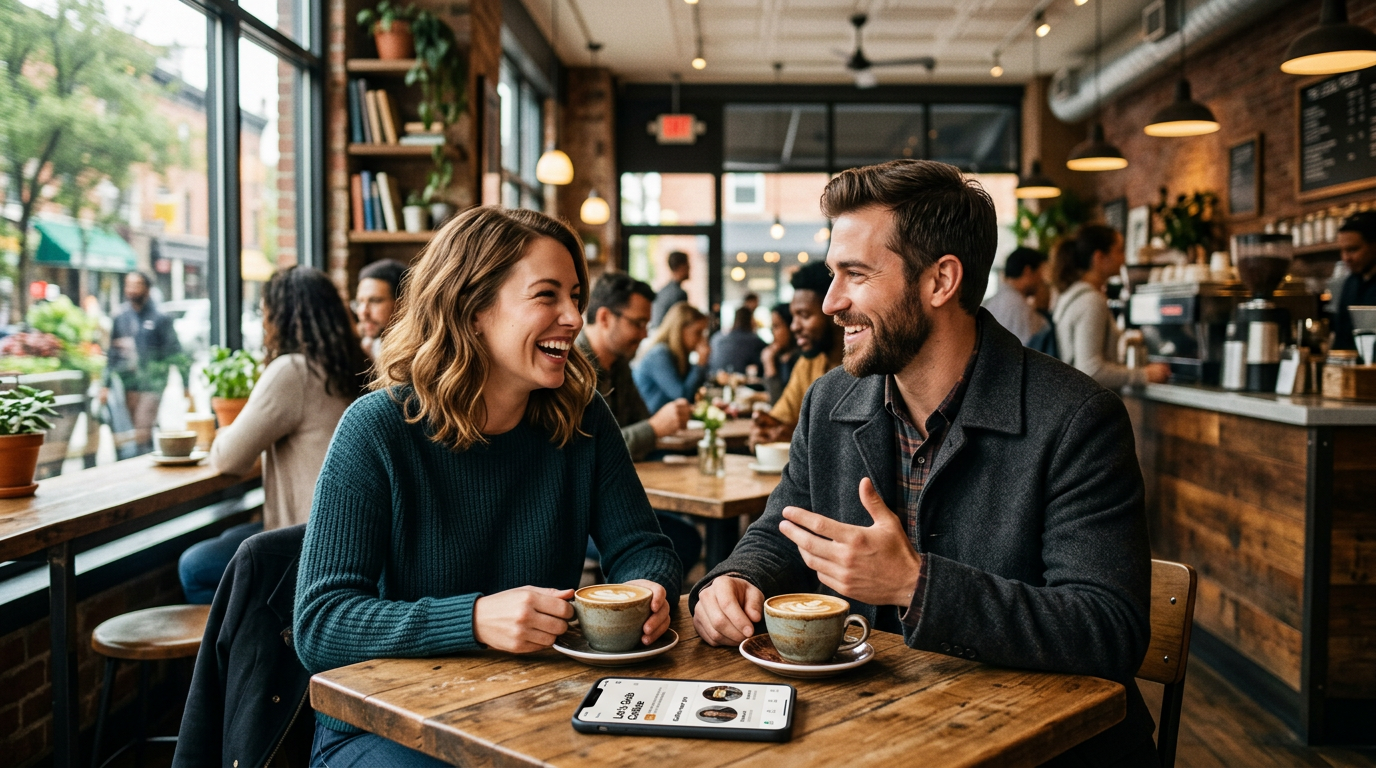 Let's grab coffee — real people, real meetups