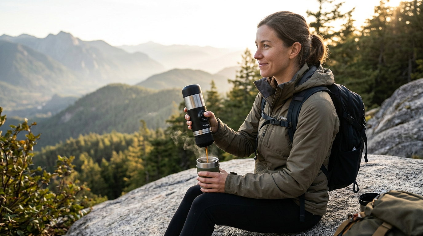 OnTheGo Brew portable coffee machine