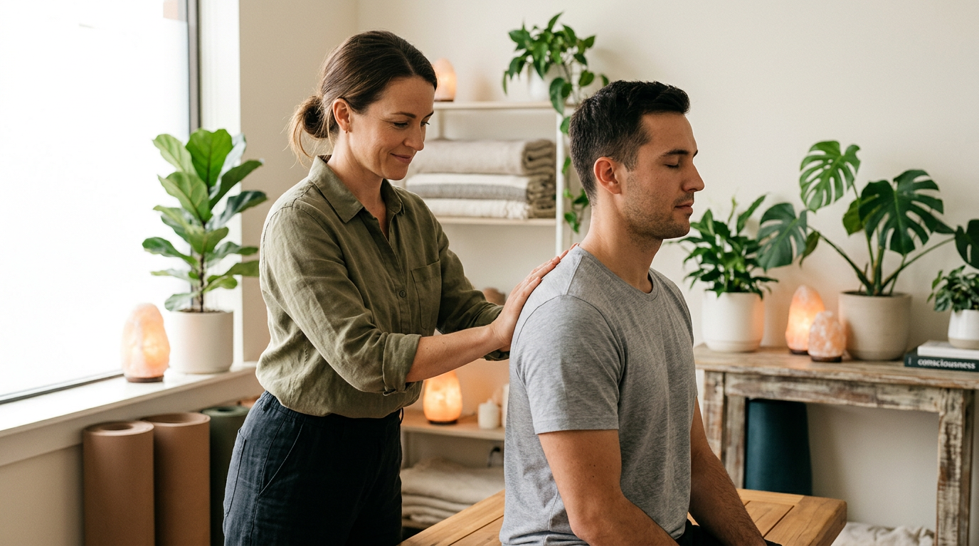 HealingPulse wellness brand imagery