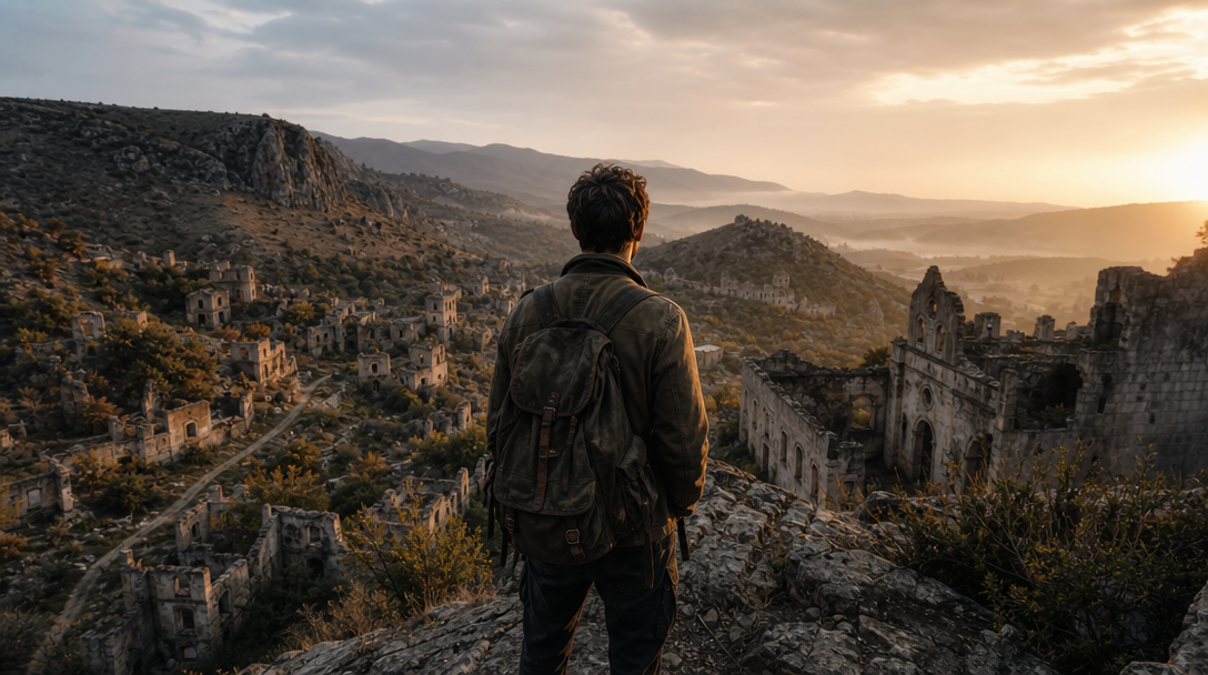 Atmospheric historic ruin