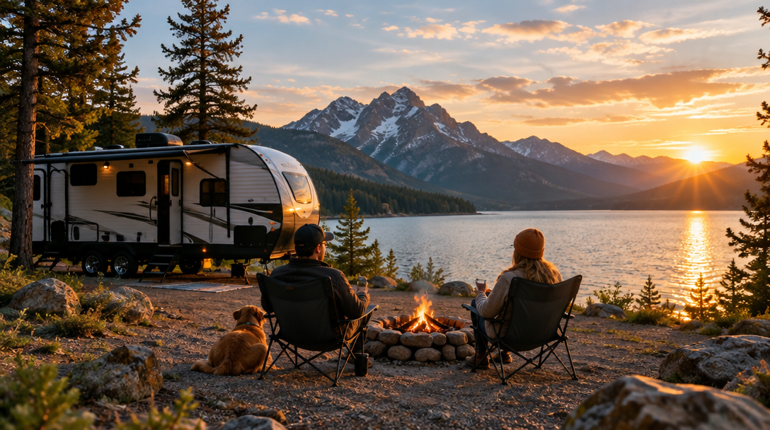 A Squatch RV Rentals road-trip scene