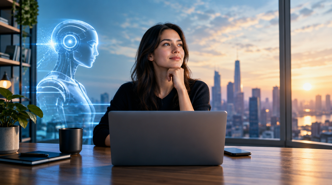 Professional considering how AI may change work