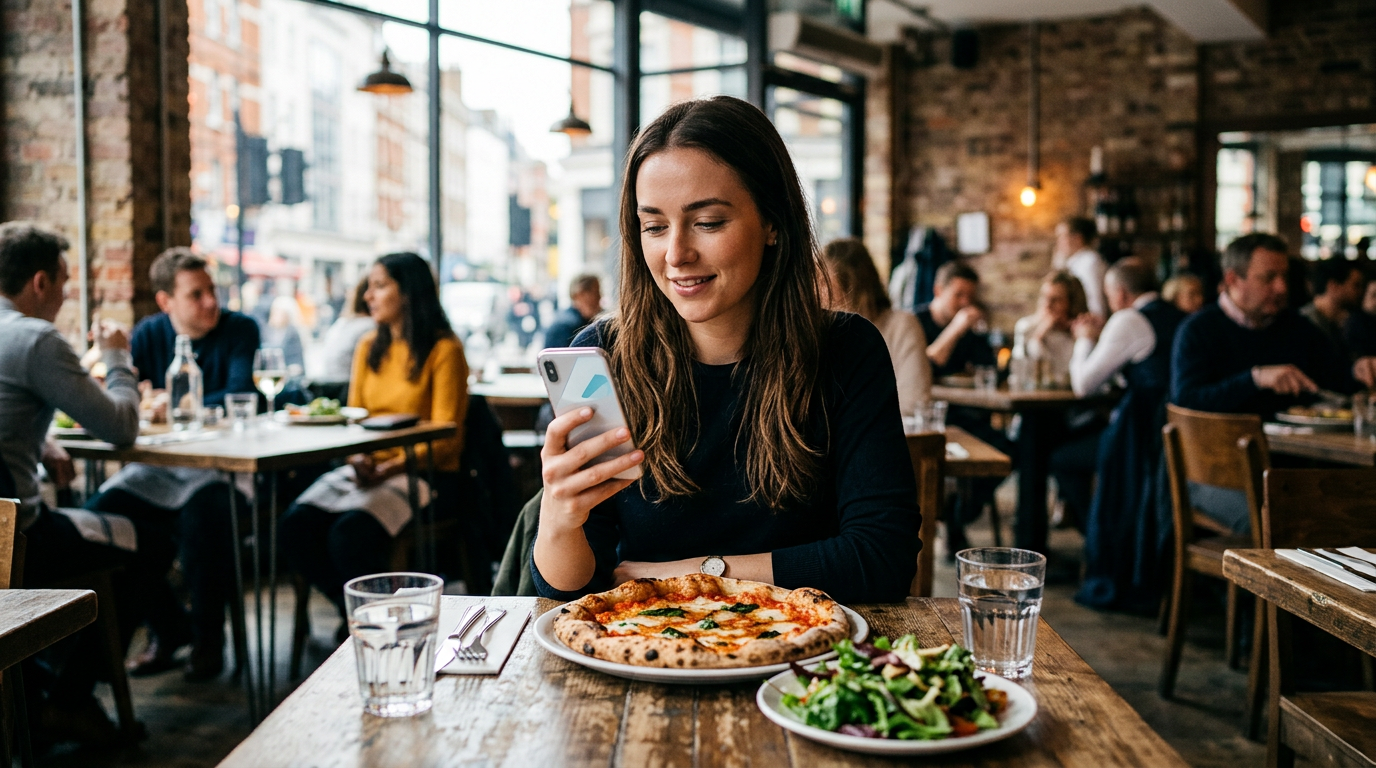 A Snapfood delivery on its way