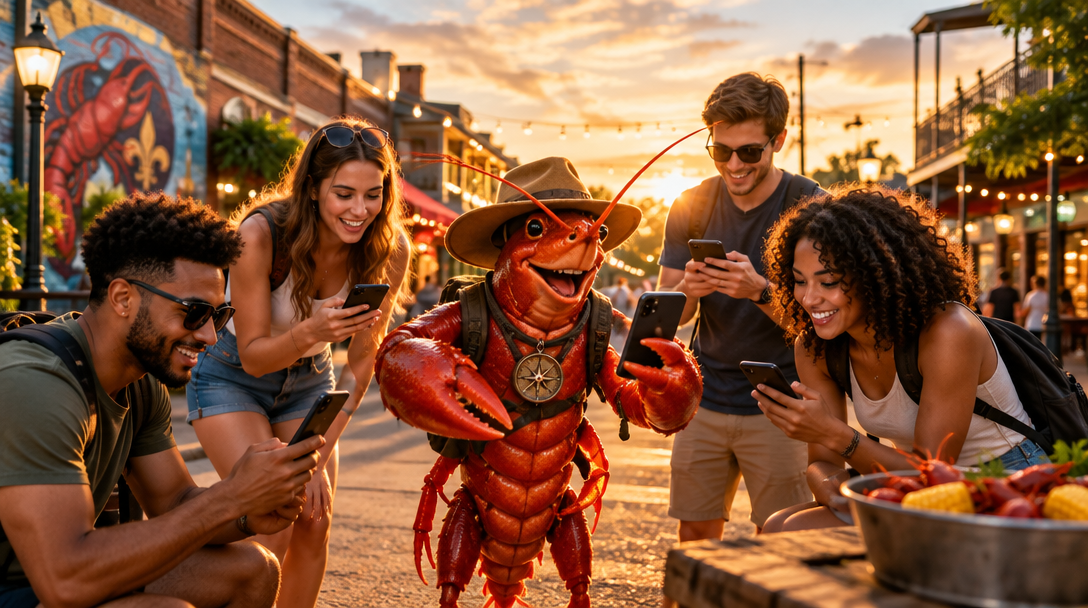 Crawfish Quest hero