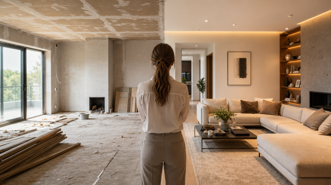 A room transformed with FlipSpace