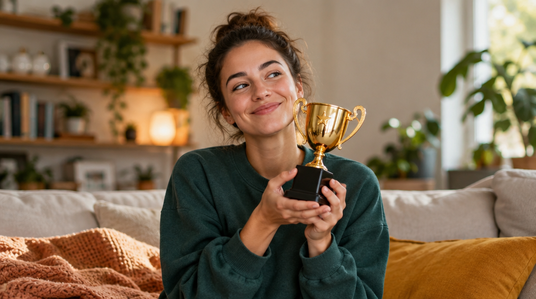 Tiny Trophy hero