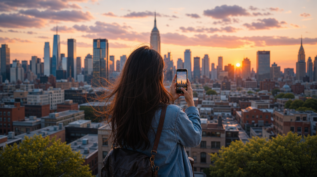 A New York city scene